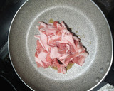簡単ほうれん草と豚こま肉のゴマ油醤油炒め作り方2写真