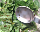 簡単ほうれん草と豚こま肉のゴマ油醤油炒め作り方5写真
