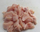鶏むね肉と茄子の旨塩レモン照り焼き。作り方3写真