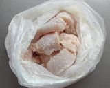 鶏むね肉と茄子の旨塩レモン照り焼き。作り方4写真