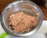 鶏ひき肉のシソ巻き作り方2写真