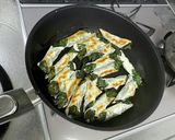 鶏ひき肉のシソ巻き作り方5写真