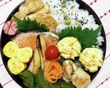 6/26ﾖｯﾁｬﾝ☆減塩おかず色々弁当作り方8写真