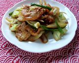 源たれで！ロース肉の肉野菜炒め♪作り方3写真