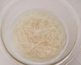 レンジで茹でる。酢味噌素麺作り方2写真