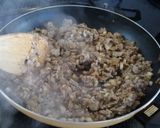 そば粉のガレット・椎茸香る挽肉作り方1写真