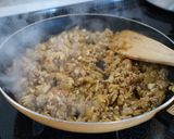 そば粉のガレット・スパイス挽肉作り方1写真