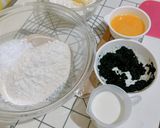 絶品！求肥入り♪よもぎのきな粉揚げパン♪作り方1写真