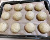 絶品！求肥入り♪よもぎのきな粉揚げパン♪作り方10写真