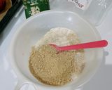 絶品！求肥入り♪よもぎのきな粉揚げパン♪作り方12写真