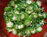 簡単！激ウマ！オクラ納豆おかかわさびマヨ作り方1写真