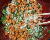 簡単！激ウマ！オクラ納豆おかかわさびマヨ作り方4写真