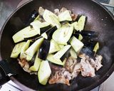 茄子と豚肉の味噌マヨ炒め作り方4写真