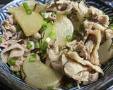 冷製豚バラ大根（わさび醤油）作り方4写真