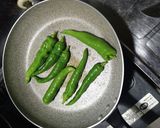 甘とうがらしのゴマ油醤油炒め作り方2写真