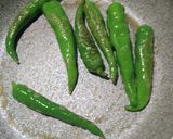 甘とうがらしのゴマ油醤油炒め作り方4写真