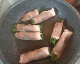 豚肉の梅シソ巻き作り方3写真