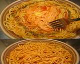 美味ドレと蜂蜜エビチリで明太マヨパスタ！作り方2写真