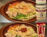 美味ドレ蜂蜜トムヤムごまナンプラ鶏団子汁作り方1写真
