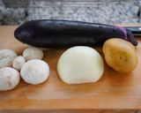 焼きなすとマッシュルームのポタージュ作り方1写真