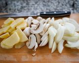 焼きなすとマッシュルームのポタージュ作り方4写真