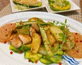 ズッキーニボートのカレーツナマヨ焼き作り方9写真