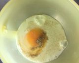 レンジで簡単　卵1個のオムライス作り方1写真