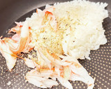 簡単・なんと！海苔の佃煮のオムライス風作り方1写真