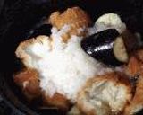 仙台の揚げ麩で茄子の煮物作り方3写真