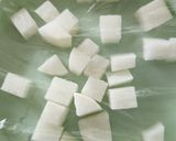 夏休み☆野菜カレースープ☆カレーフレーク作り方1写真