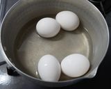 不器用時短少水ゆで卵作り方1写真