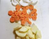 残り野菜でキムチスープ作り方3写真