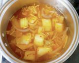 残り野菜でキムチスープ作り方6写真
