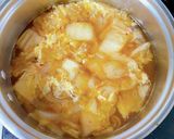 残り野菜でキムチスープ作り方8写真