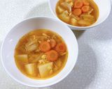 残り野菜でキムチスープ作り方9写真