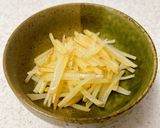 じゃがいもの千切りの塩炒め作り方6写真