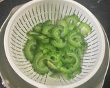 ゴーヤのゴマ味噌炒め✨　作り方1写真