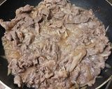ちょっと贅沢牛とじ丼作り方3写真