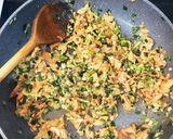 今日の鮭チャーハン作り方3写真