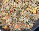 今日の鮭チャーハン作り方6写真