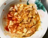 お一人様野菜たっぷりピリ辛コク旨親子丼風作り方9写真