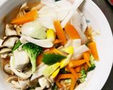 お一人様野菜たっぷりピリ辛コク旨親子丼風作り方11写真