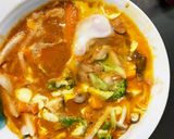 お一人様野菜たっぷりピリ辛コク旨親子丼風作り方17写真