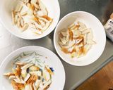 肉無チクワ中華風すっきり親子丼味野菜炒め作り方3写真