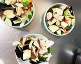 肉無チクワ中華風すっきり親子丼味野菜炒め作り方11写真