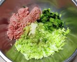 小松菜漬け入り餃子作り方4写真