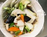 肉無チクワ中華風すっきり親子丼味野菜炒め作り方12写真