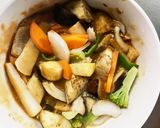 肉無チクワ中華風すっきり親子丼味野菜炒め作り方15写真