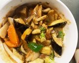 肉無チクワ中華風すっきり親子丼味野菜炒め作り方16写真