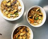 肉無チクワ中華風すっきり親子丼味野菜炒め作り方17写真